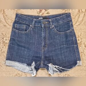 BDG Dark Blue Denim Shorts Highrise